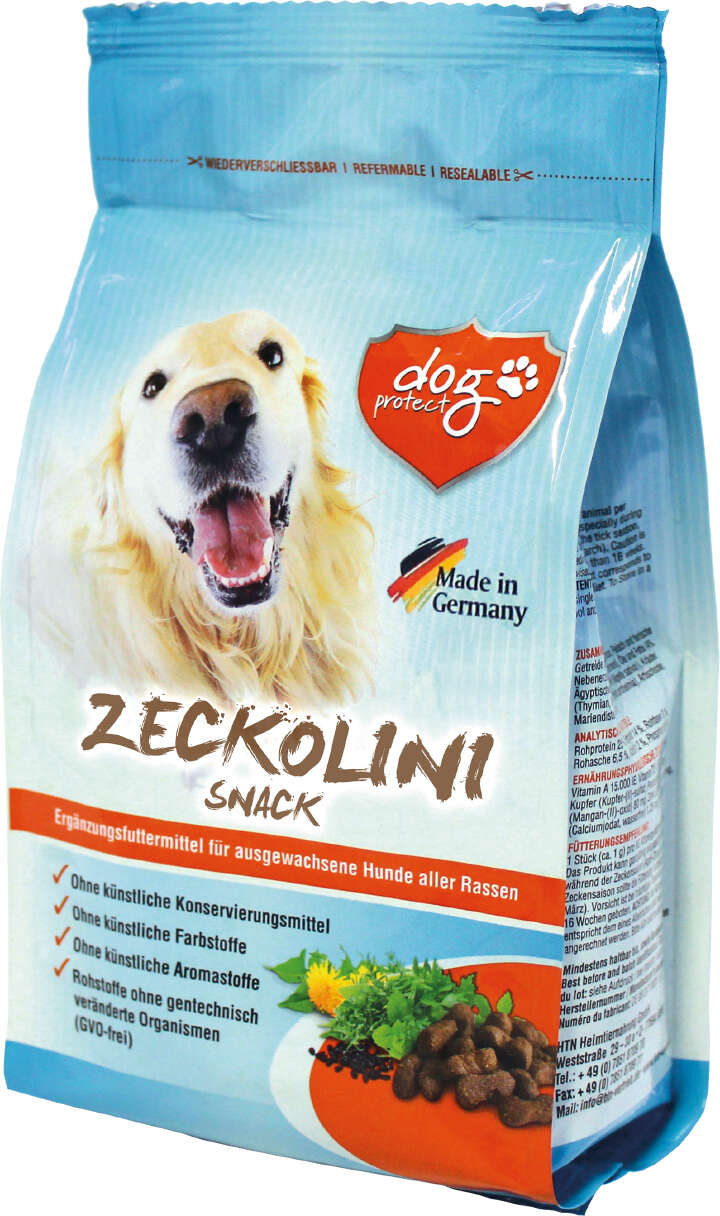 dog protect Hundeleckerli Zeckolini Snack